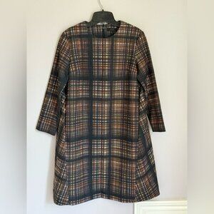 COS Check Patterned Shift Dress